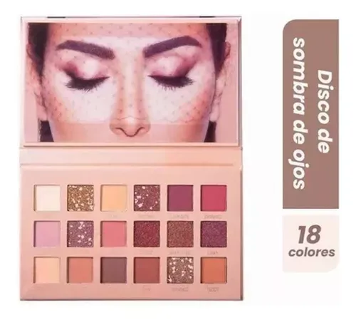 Paleta De Sombras «Nude» 18 Colores