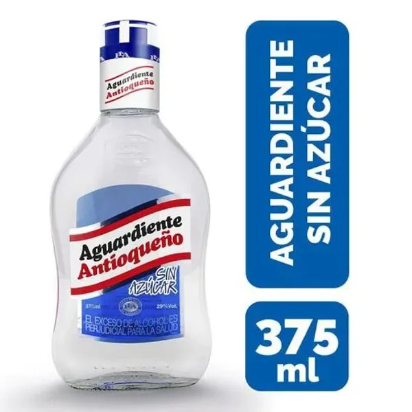 Aguardiente Antioqueño Sin Azúcar X375Ml- Azul