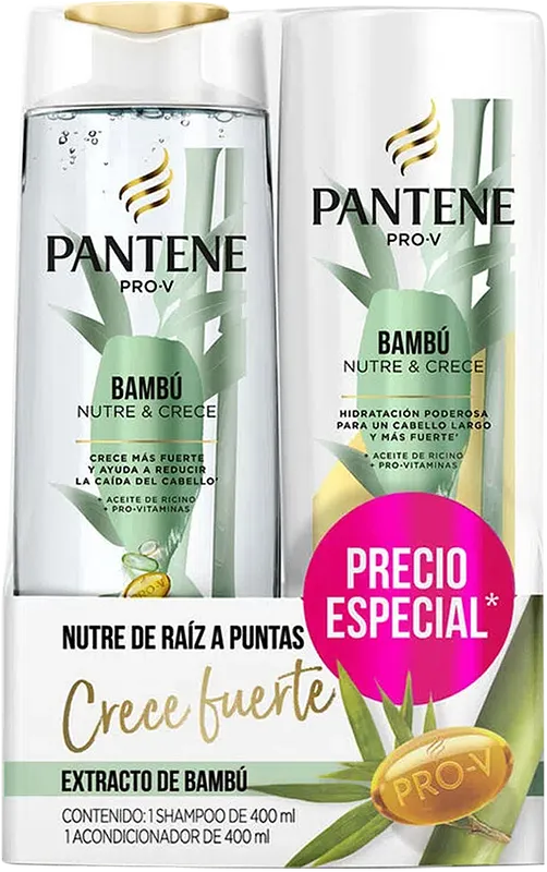 Shampoo + Acondicionador PANTENE Pro-V Bambú 