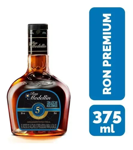 Ron Medellín Añejo 5 Años X375Ml