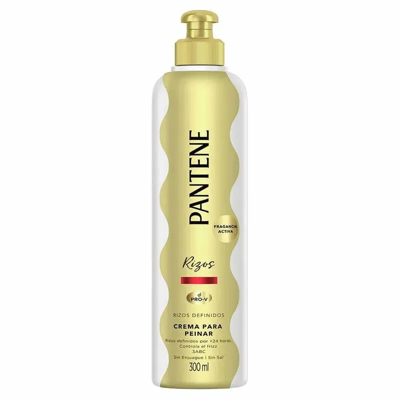 Crema Para Peinar Pantene Rizos Definidos X300Ml