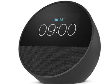 Combo Hogar Inteligente Alexa Echo Spot Con Pantalla Con Enchufe Inteligente Wifi  