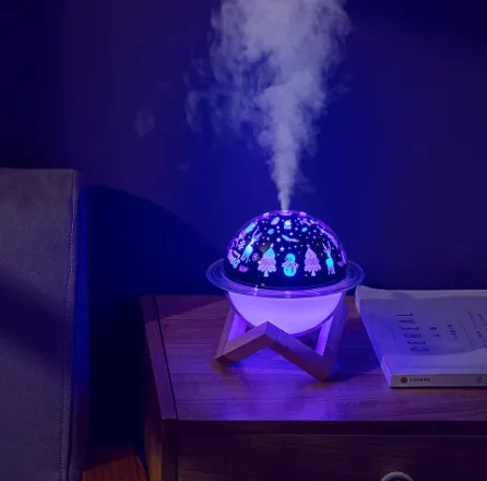 Humidificador planeta Decorativo Con Esencia Gratis