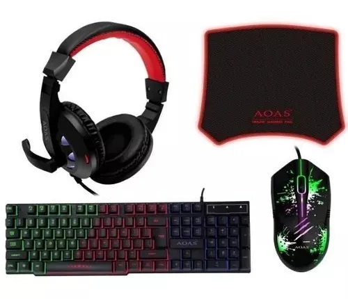 Combo Telcado Con Mouse y PadMouse Gamer 1088