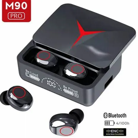 Auriculares Inalámbricos TWS M90 Control Táctil Batería Larga Duración