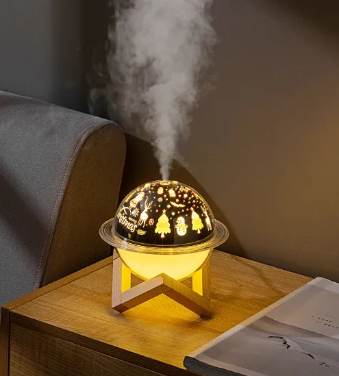 Humidificador planeta Decorativo Con Esencia Gratis