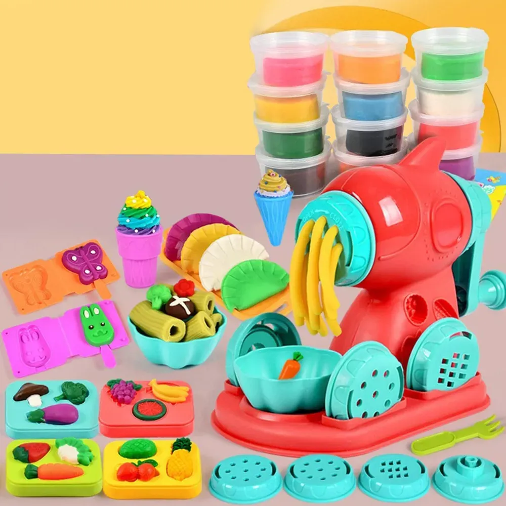 Juego Educativo De Plastilina Cocina - 33 Piezas Para Niños 3 O Mas Tipo Play Doh 