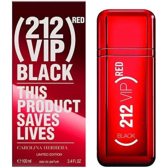 Perfume 212 Vip Black Red  Eau Parfum Hombre Carolina Herrera