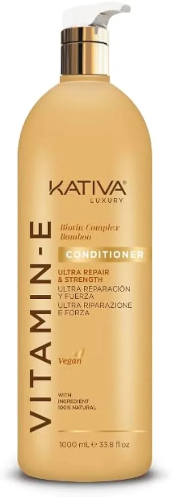 Kit Shampoo Y Acondicionador Vitamina E Kativa  1000ml