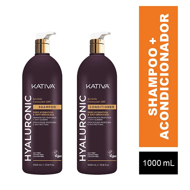 Kit Shampoo Y Acondicionador Hyaluronic Kativa 