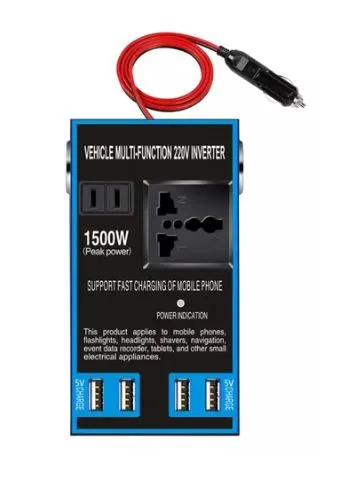 Inversor Convertidor De Corriente 1500w 12v 24v A 220v