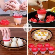 Hervidor De Huevos Silicone Egg Boíl 6 Unidades