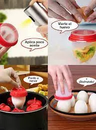 Hervidor De Huevos Silicone Egg Boíl 6 Unidades