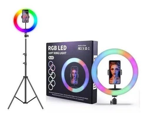 Aro De Luz Rgb 33 Incluye Tripode