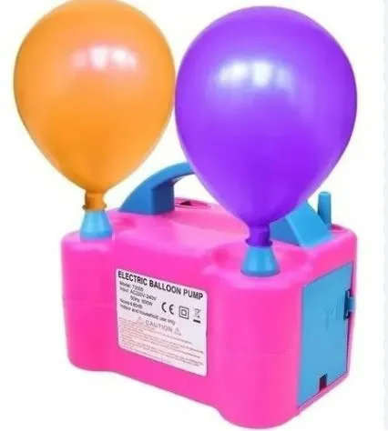 Inflador De Globos Electrico 600 Watts Doble Boquilla