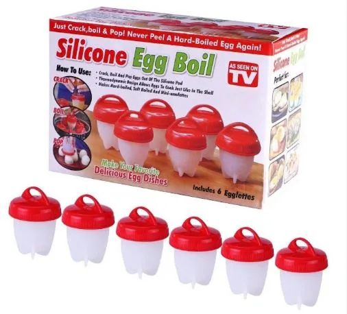 Hervidor De Huevos Silicone Egg Boíl 6 Unidades