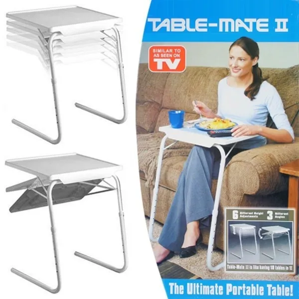 Mesa Table Mate Plegable Portátil Multifuncional