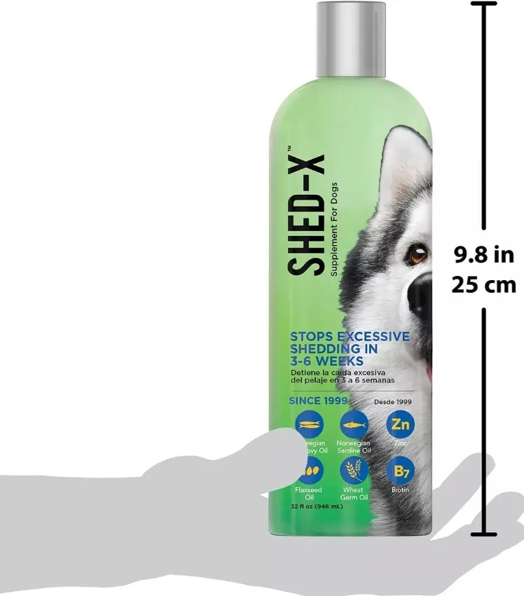 Shed X Perro Dermaplex, Multivitamínico Para Pelaje 946ml