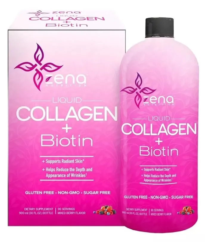 Zena Nutrition Colageno Liquido + Biotin 900mL 