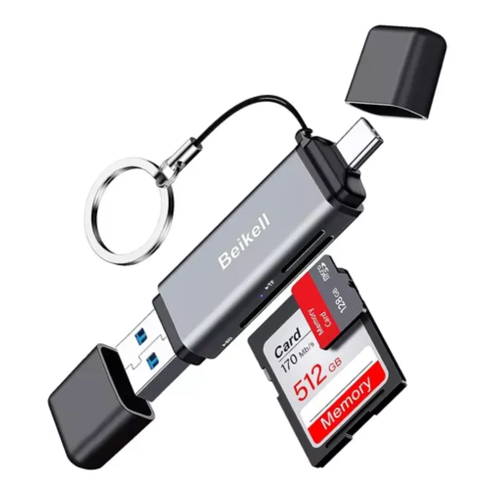 Beikell Lector De Tarjetas Sd/micro Sd, Usb, Usb C 3.0