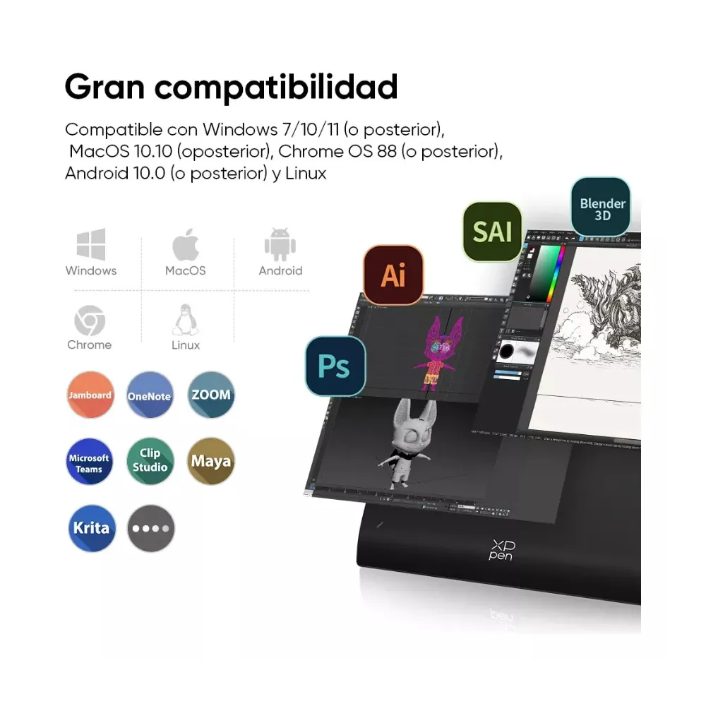 Tableta Digitalizadora Xp-pen Deco Pro Mw Gen 2 Bluetooth