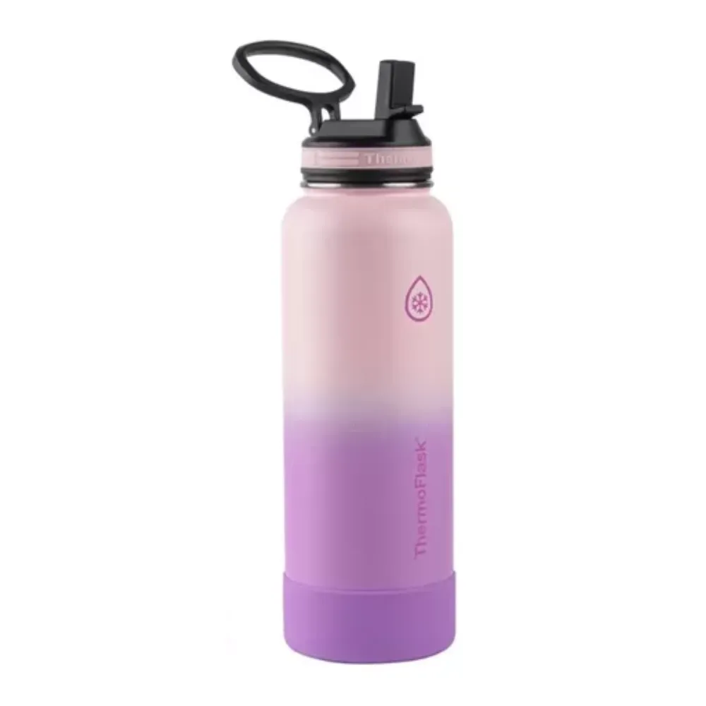 Botella Termo Thermoflask Con Doble Aislamiento De Acero 1.2L Lila Pink