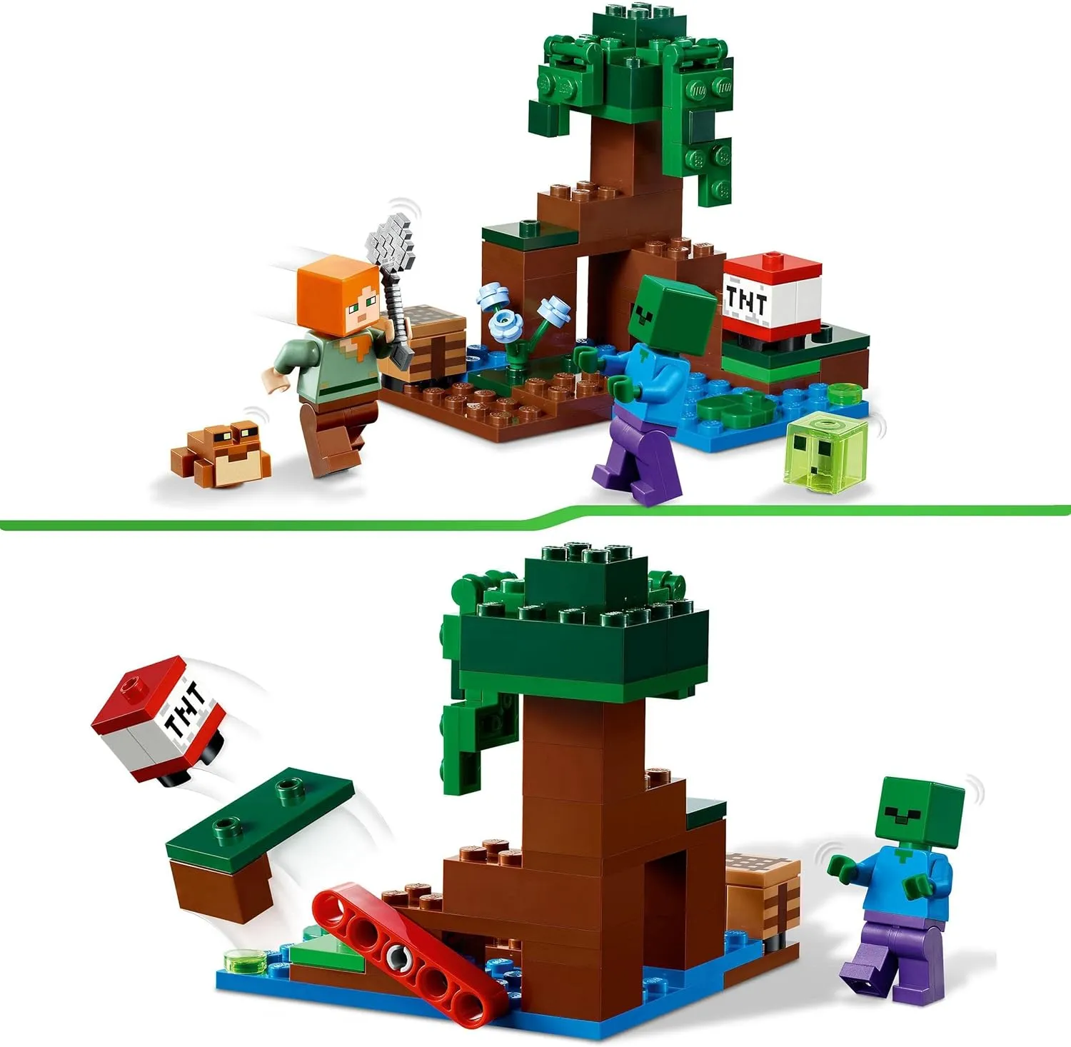 Lego Minecraft La Aventura En El Pantano 21240