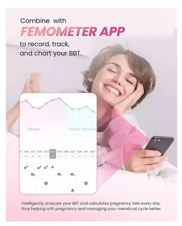 Termometro Coporal Basal Digital Femometer 