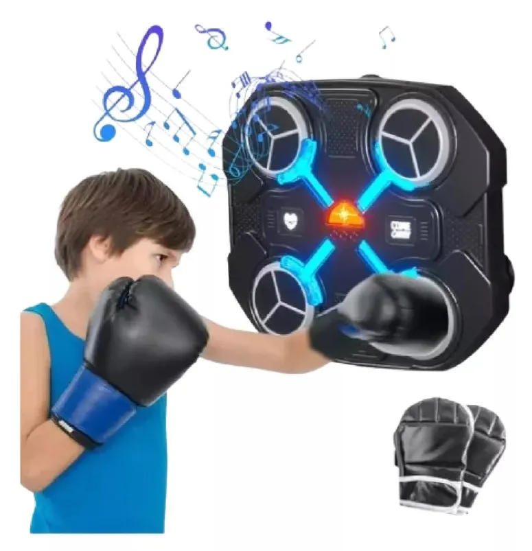 Maquina Para Boxeo Musical Con Guantes Niñ@s