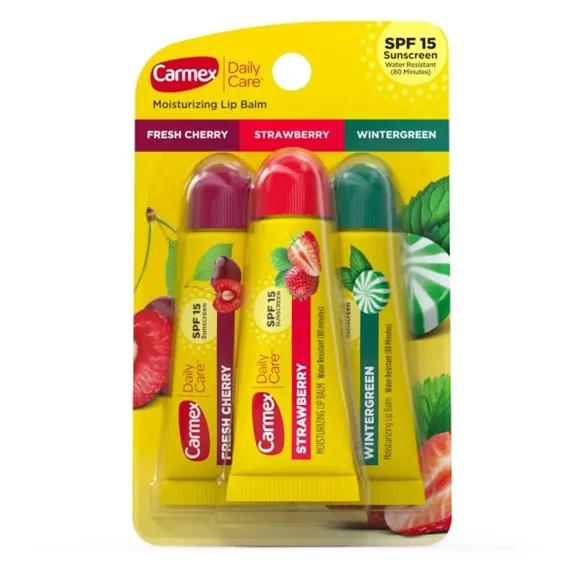 Carmex Balsamo Hidratante Labial Con Sabores  X 3 