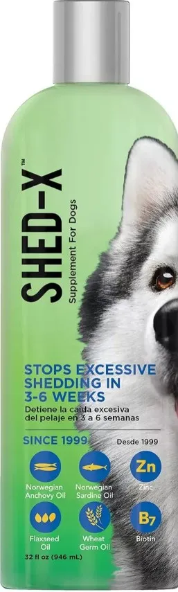 Shed X Perro Dermaplex, Multivitamínico Para Pelaje 946ml