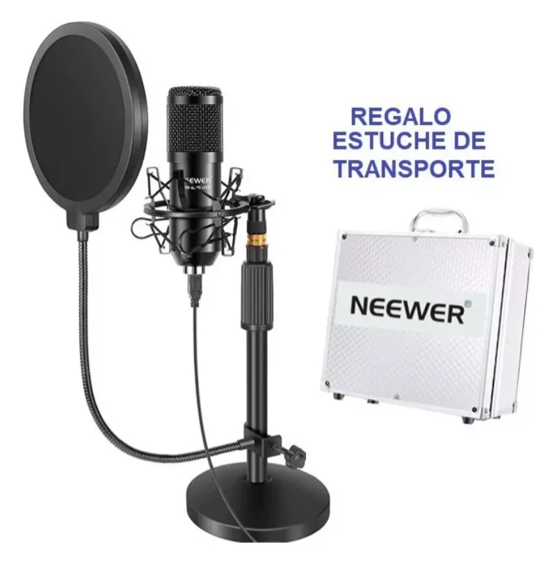 Micrófono Usb Nw 8000 Negro