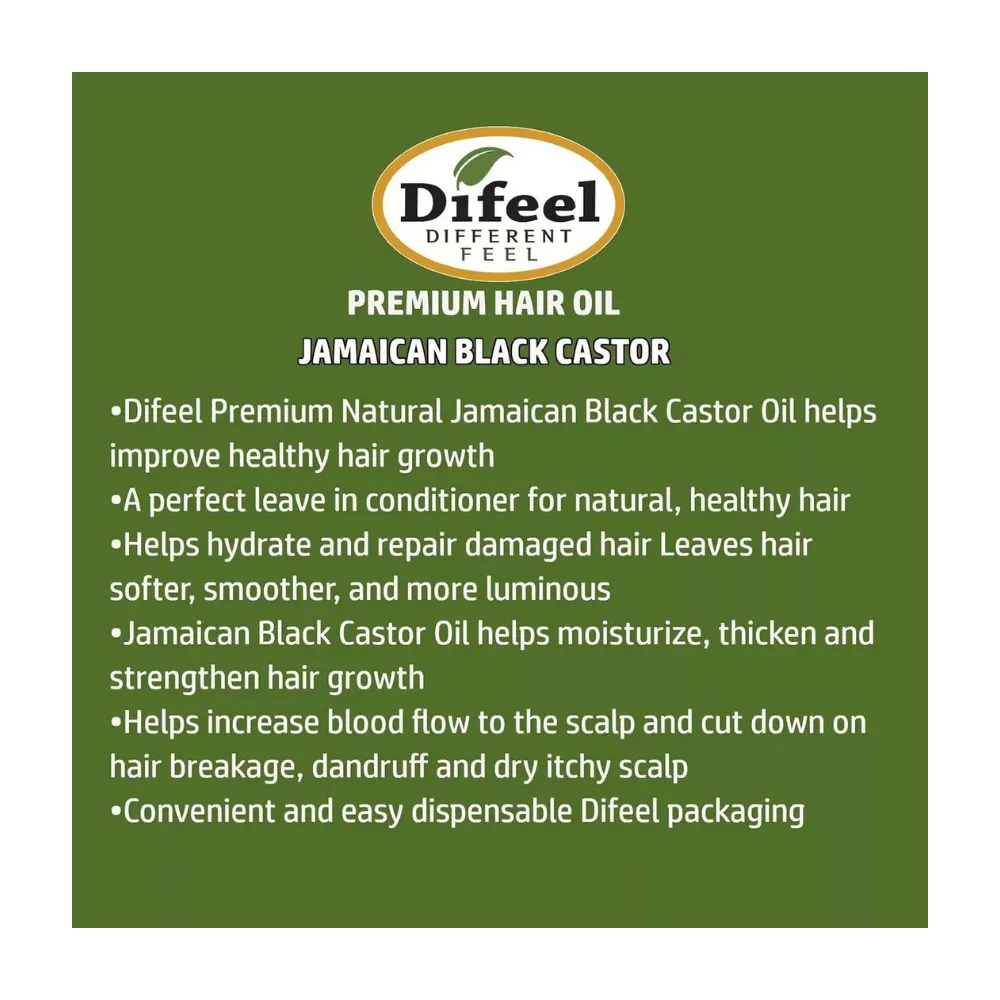 Difeel Jamaican Black Castor Aceite Para El Cabello 75ml