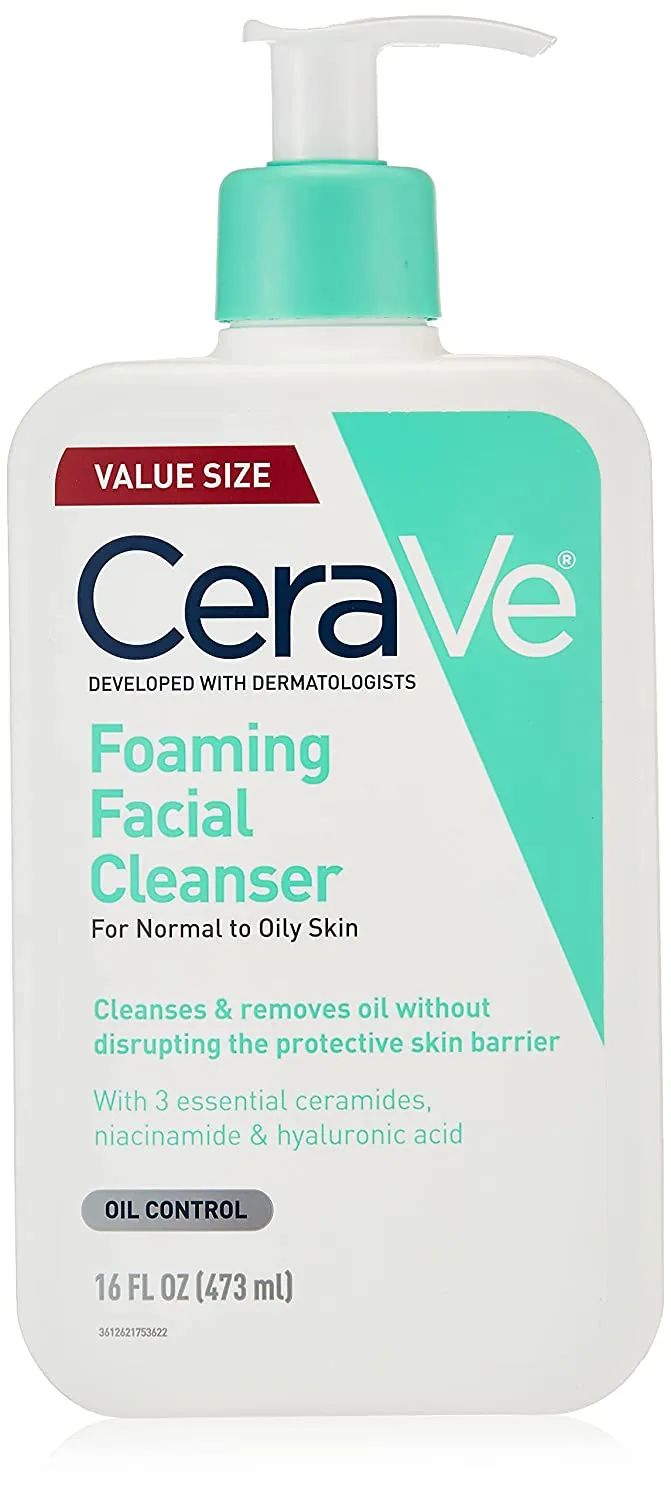 Cerave Limpiador Facial Foaming 473ml 