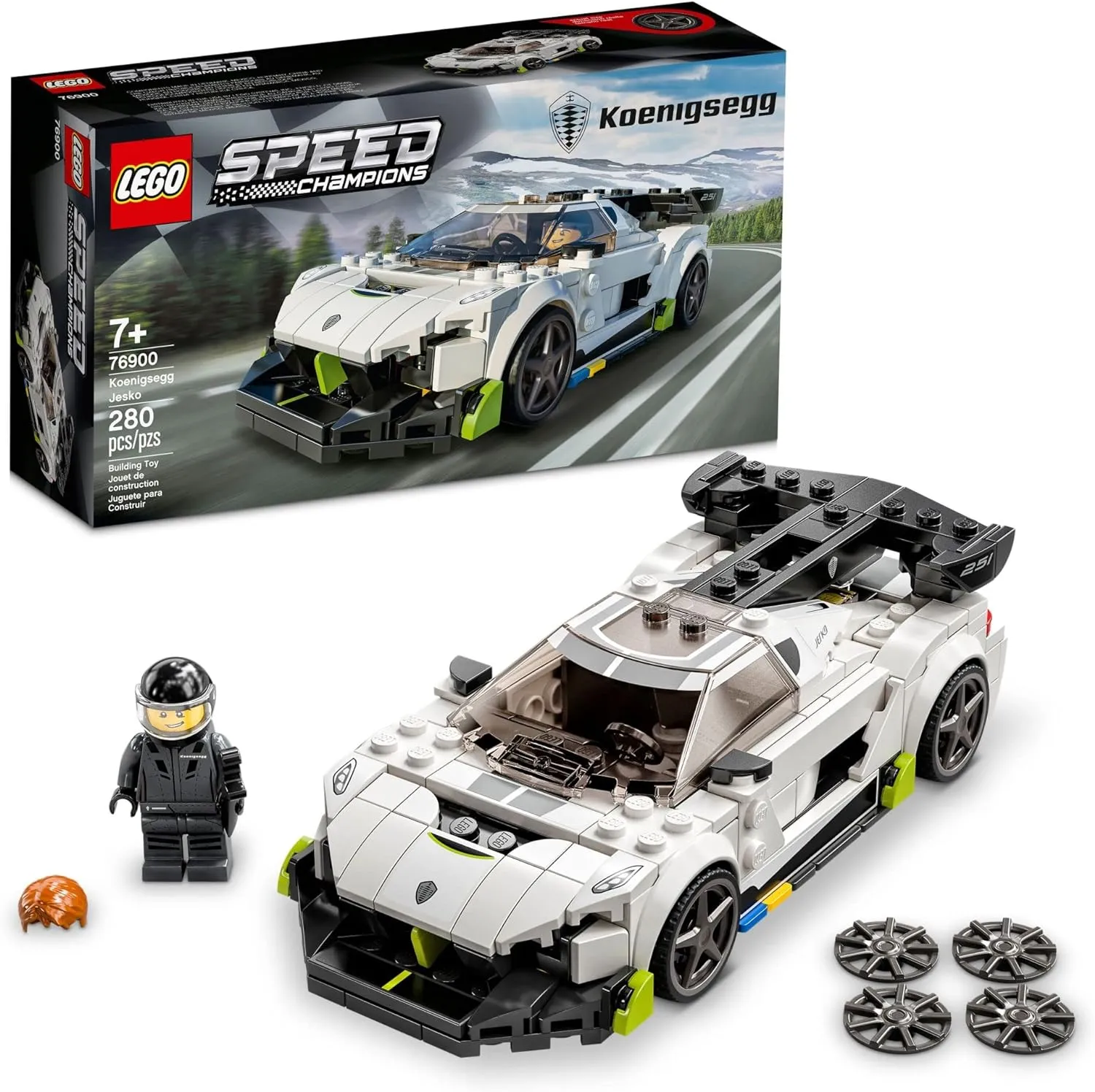 Lego 76900 Koenigsegg Jesko 280 Piezas