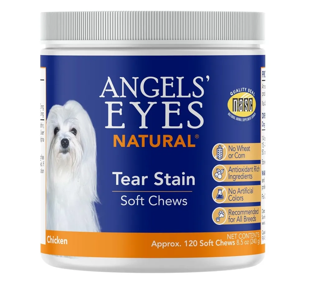 Eliminador Manchas De Lágrimas Angels Eyes Natural Soft Chews 120