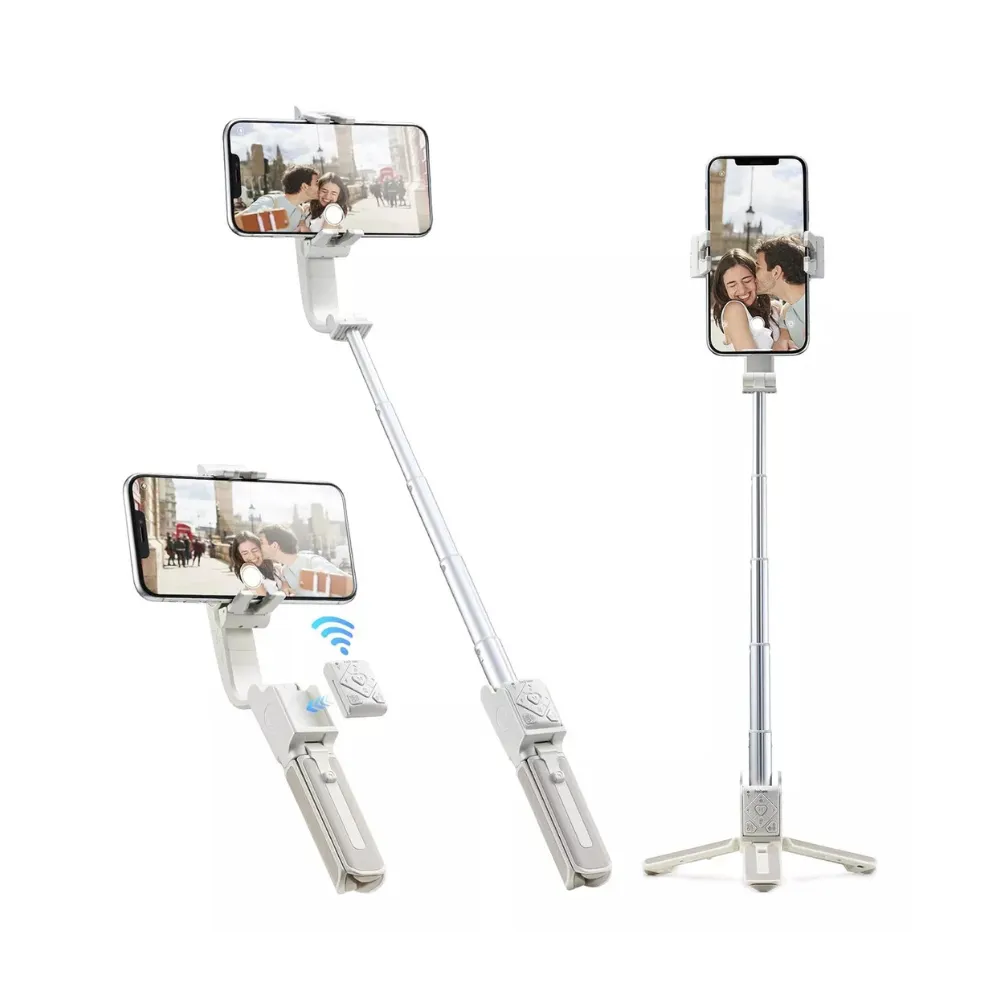 Hohem Isteady Q Estabilizador Facial Palo Selfi 4en1 Gimbal Blanco