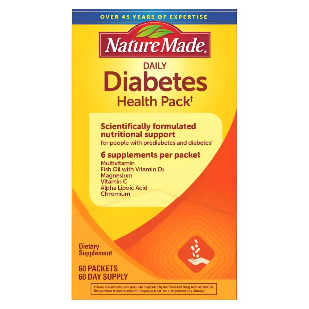 Nature Made Daily Diabetes Health Pack X60 Pack