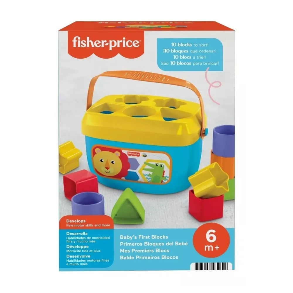 Fisher Price Primeros Bloques Del Bebé Color Multicolor