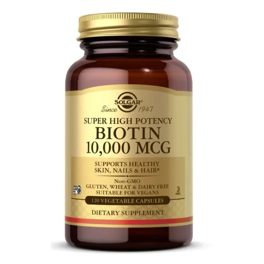 Solgar Biotin 10,000 Mcg Biotina 120 Cápsulas 