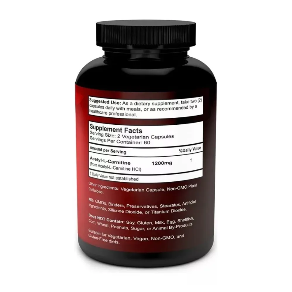 Divine Bounty Acetil L-carnitina 1200mg X120