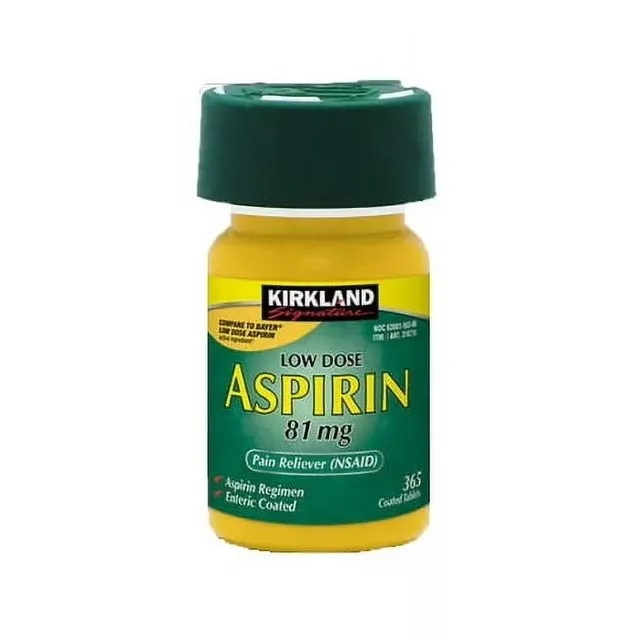 Kirkland Aspirina 81 Mg 365 Tabletas 