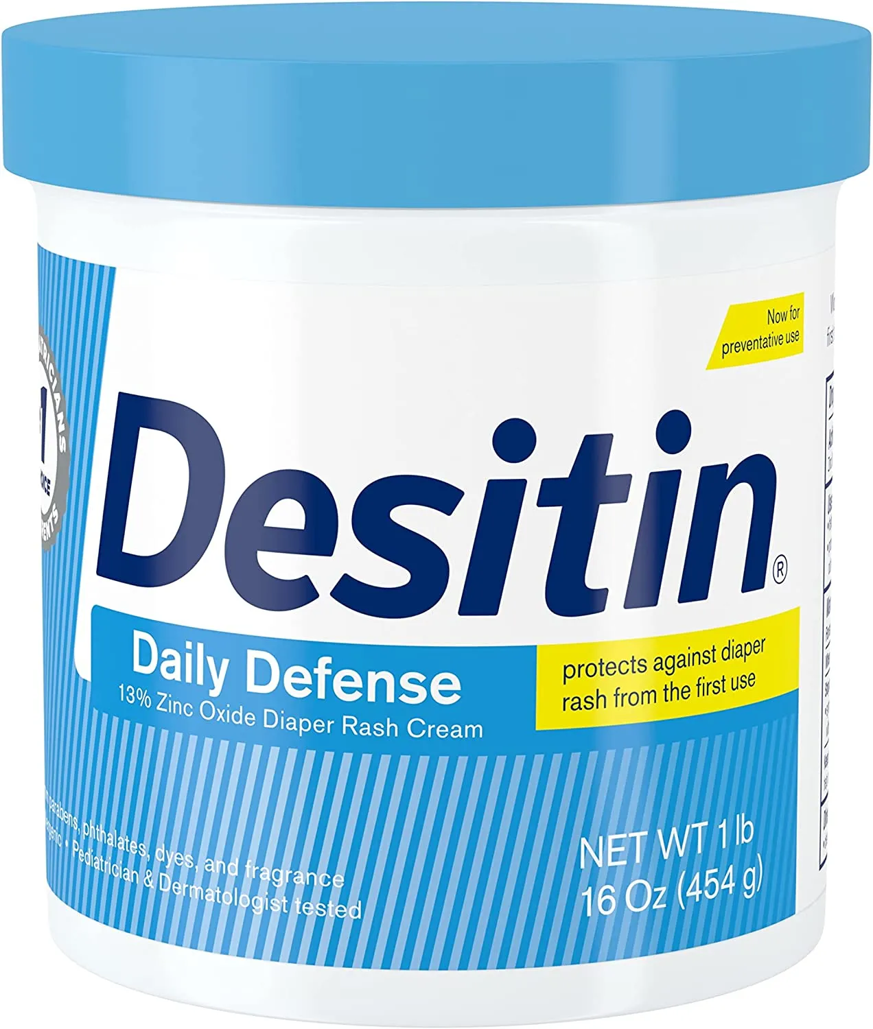 Desitin Azul Crema Antipañalitis Para Bebé 1 Libra