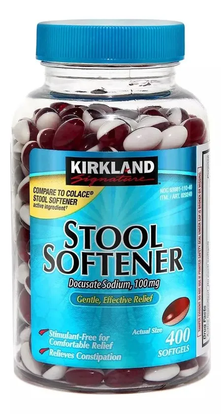 Kirkland Stool Softener 400cáps