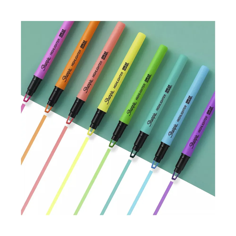 Set De 8 Resaltadores Multicolores Sharpie Clear View