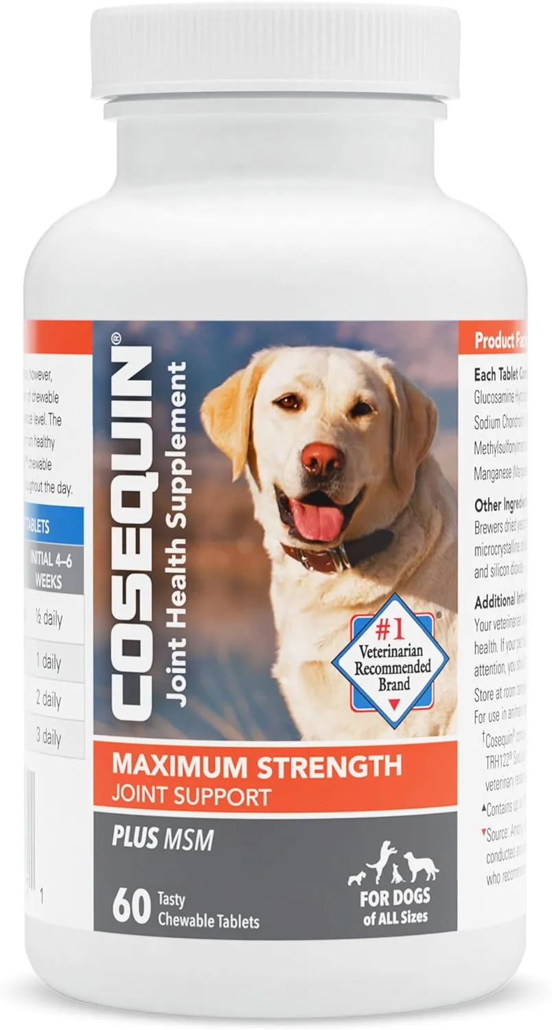 Cosequin Plus 60 Tabletas Msm Masticables