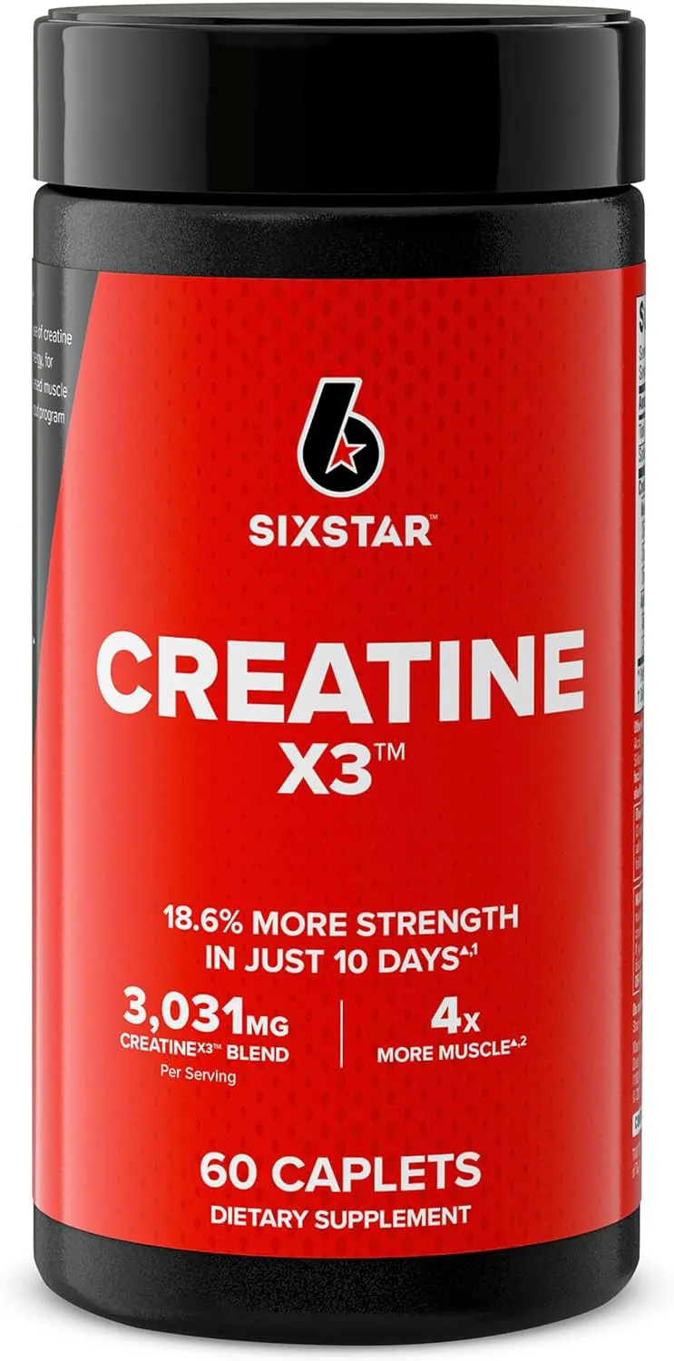 Sixstar Creatina X3 Muscletech 60 Tabs