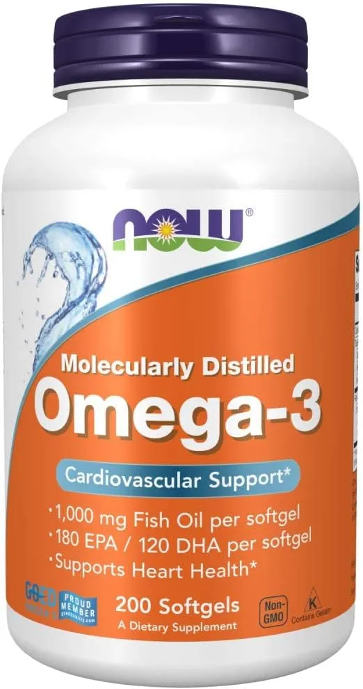 Now Fish Oil Omega 3 x 200 Cáps