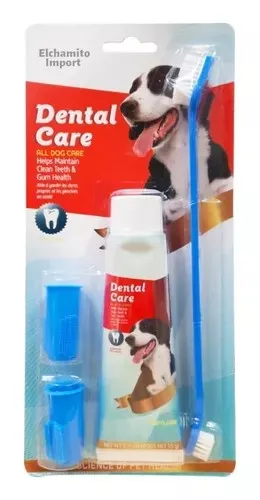 Kit Dental Para Mascotas Sabor Carne 