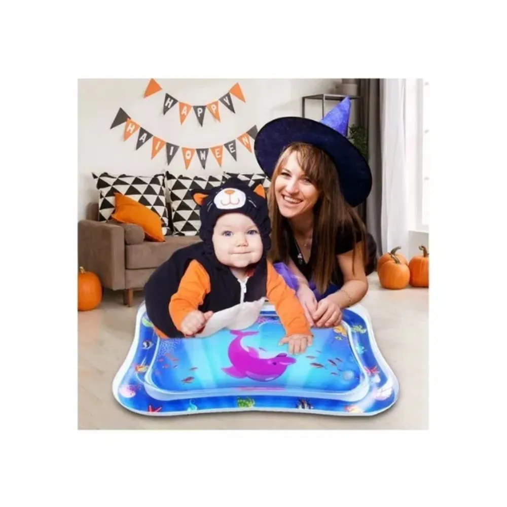 Tapete Inflable De Agua Bebes Colchoneta Estimulación Niños